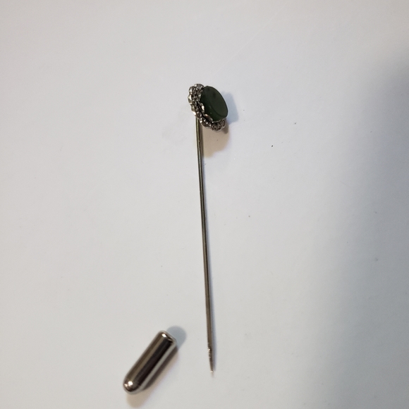 Antique needlepoint stick pin - Picture 3 of 4